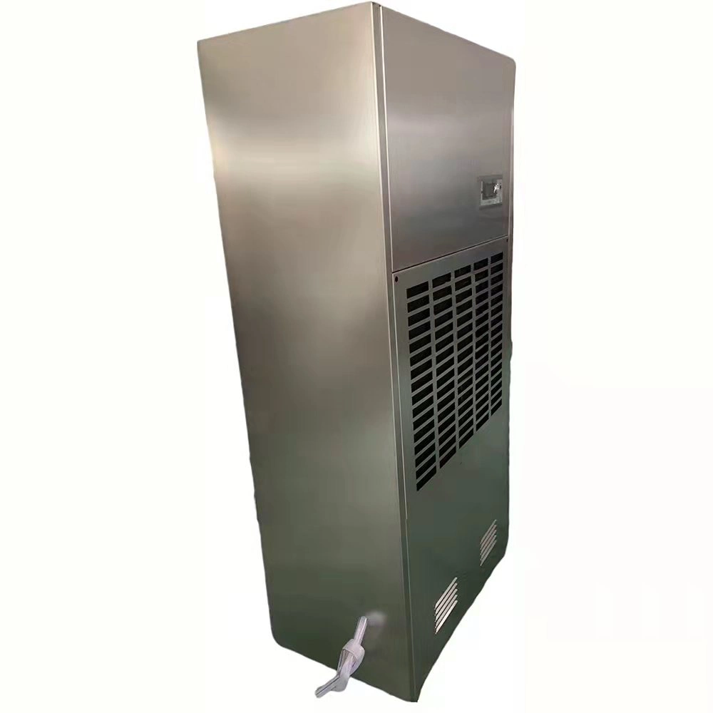 168L Anti-Corrosion Industrial Dehumidifier with Stainless Steel Casing for Chemical Workshop