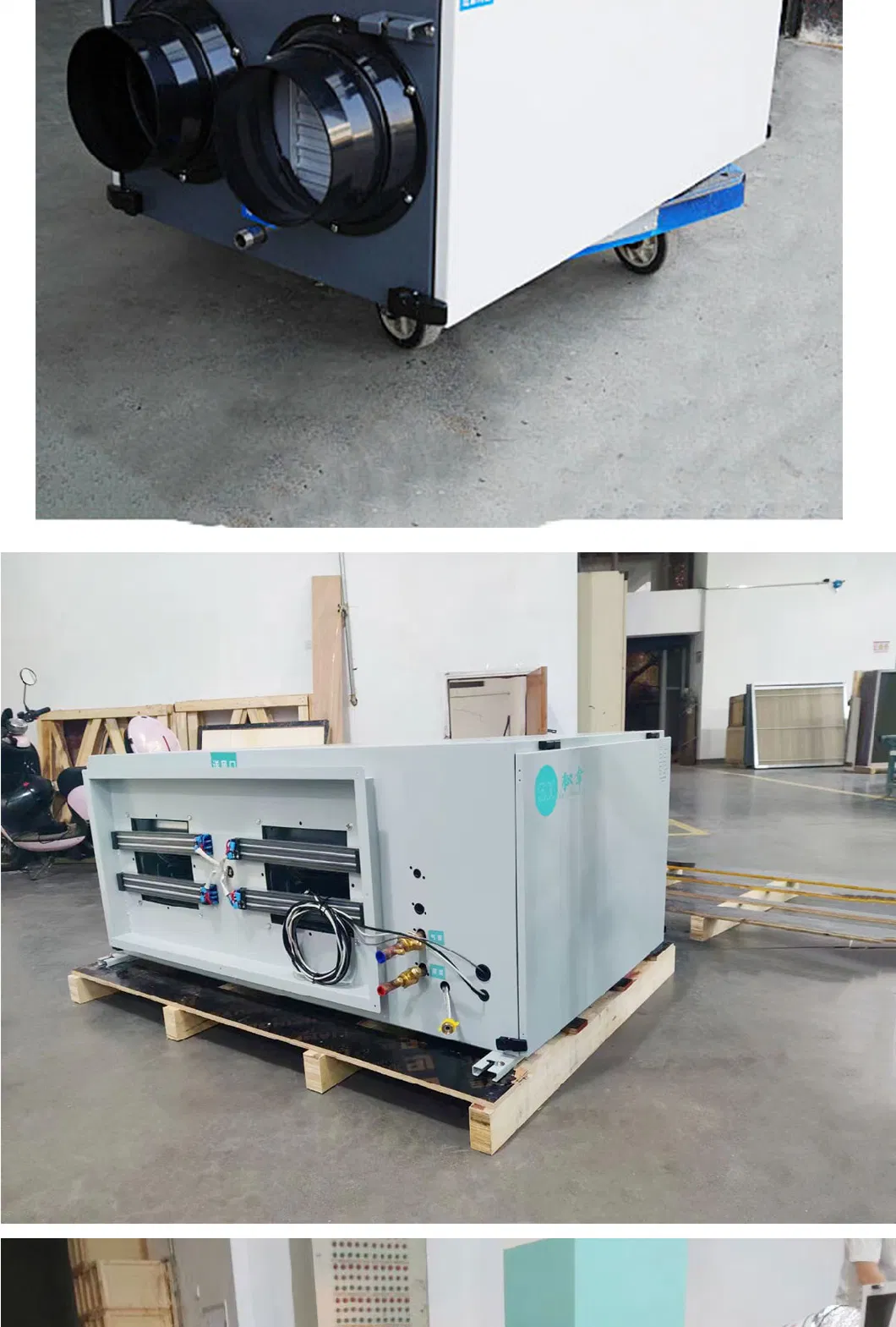 Shx-D380 Industrial Dehumidifier Air Handling Unit Energy-Saving Desiccant Wheel Humidifier