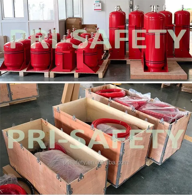 25L Dry Powder Clean Agent Fire Suppression System for Yachtengine Rooms