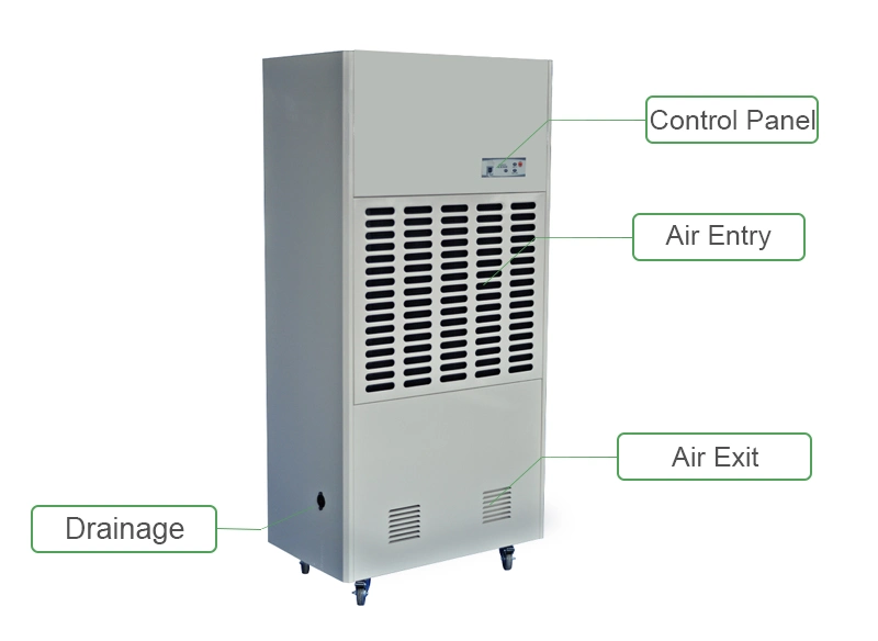 R410A Air Control Electrical Commercial Industrial Dehumidifier for Crawlspace