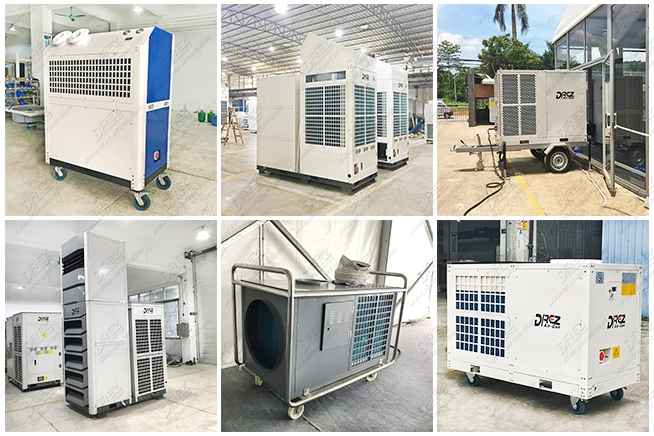 Industrial Packaged Portable Ducted Large Cooling 30HP 28ton Exhibition Outdoor Event Tent Air Conditioner