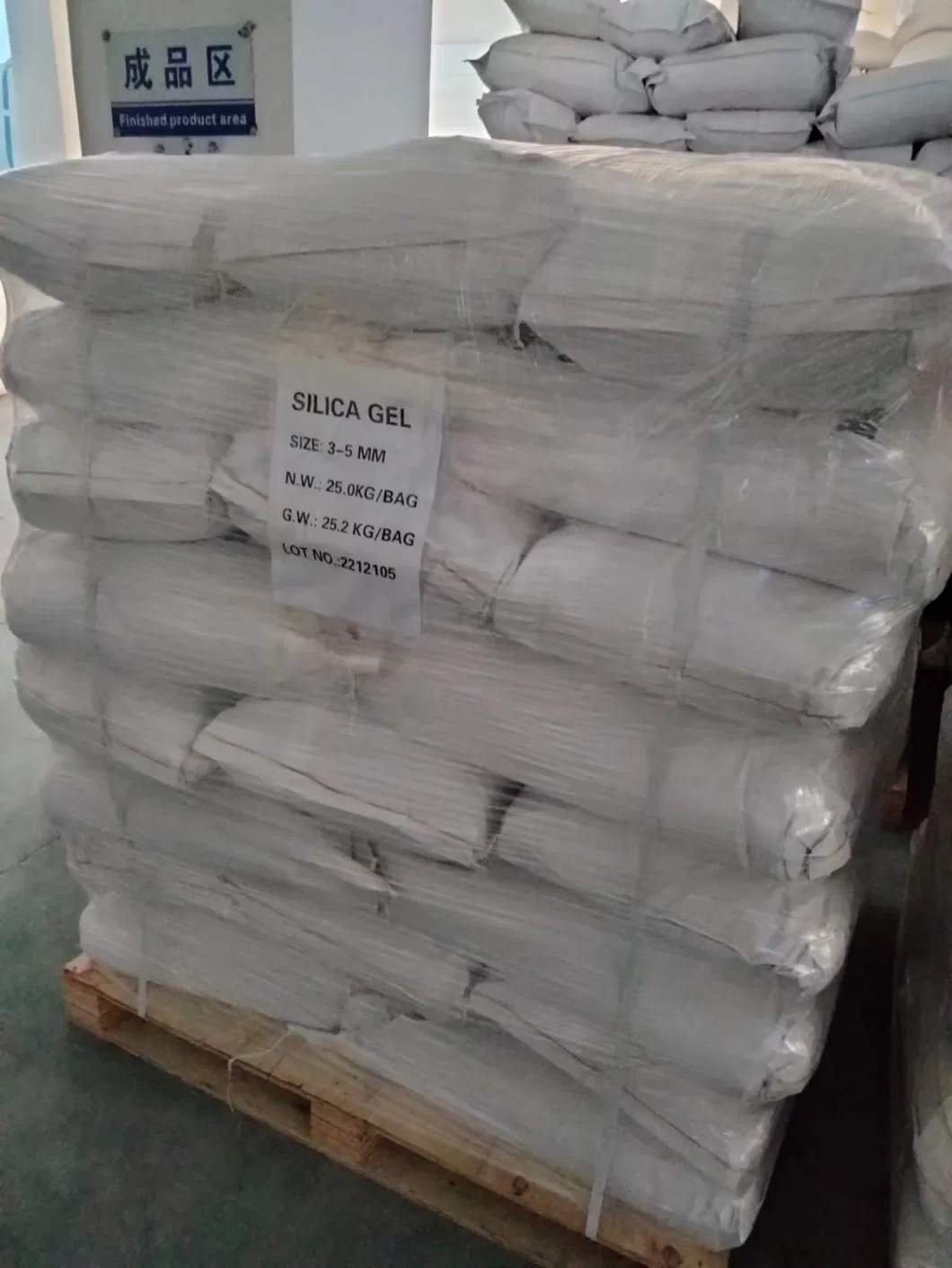 Type a Desiccant White Silica Gel with Size 3-5mm