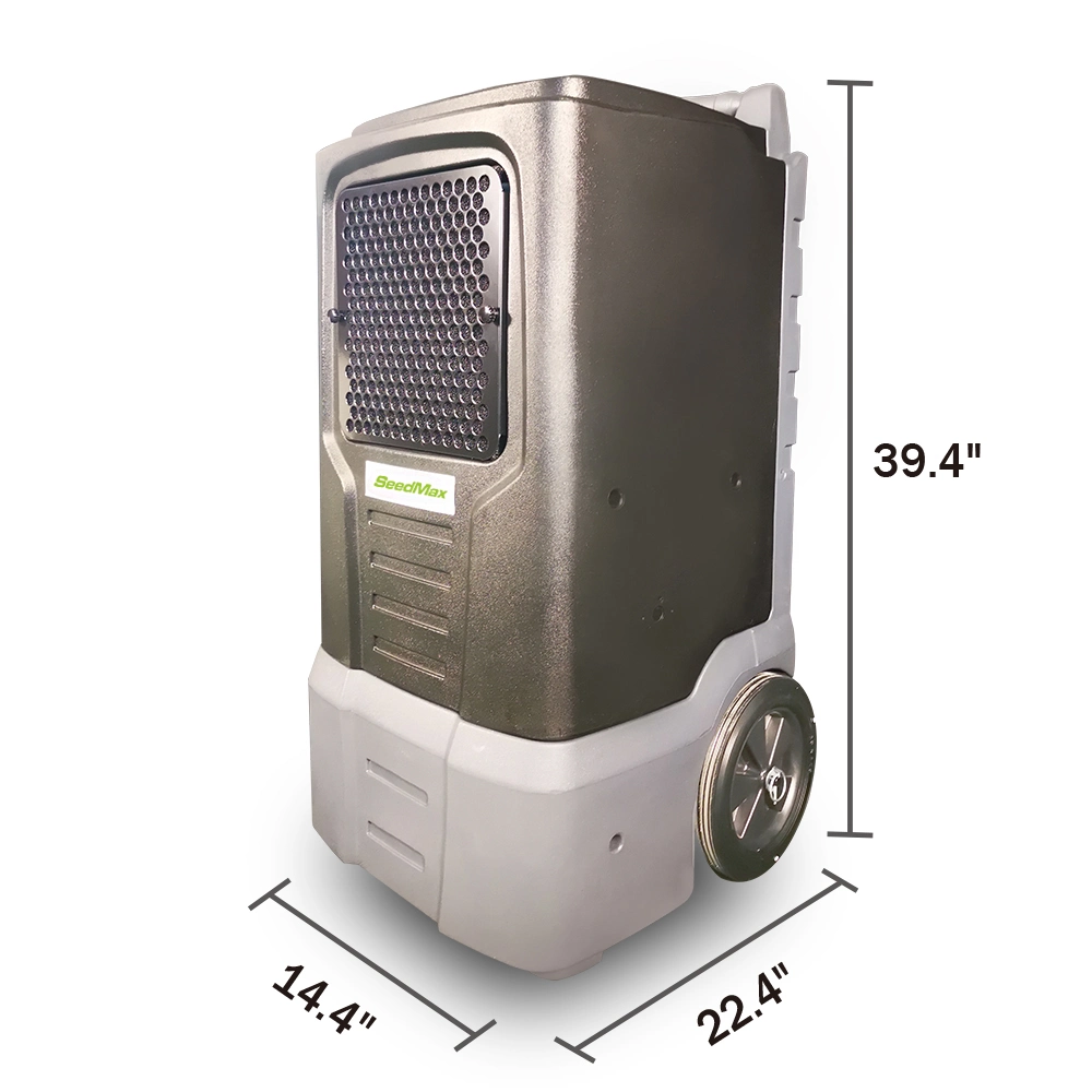 Industrial Commercial Dehumidifier with Pump for Basements in Homes and Job Sites