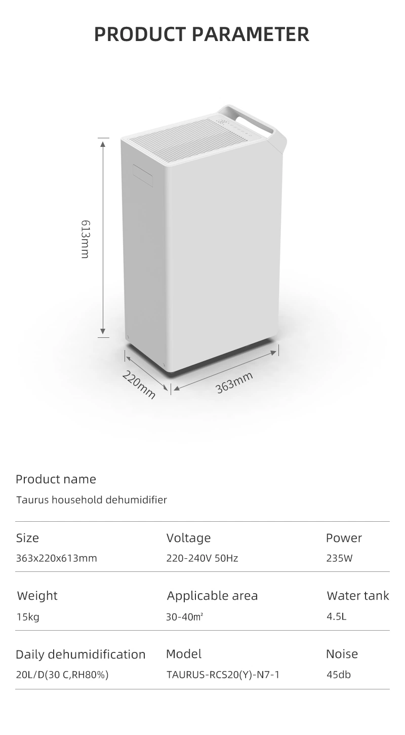 16L H Miniature Desiccant Dehumidifiers for Boats Commercial Portable Activated Charcoal Wall Mount Dehumidifier