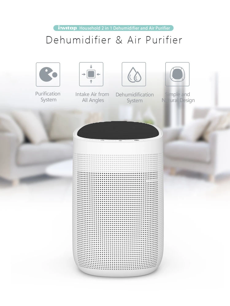 Two Function HEPA Filter Mini Portable Home Air Purifier Dehumidifier