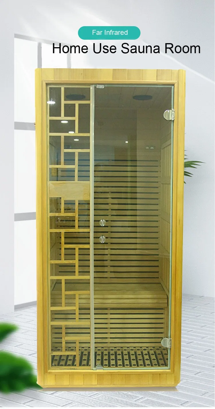 Sunrans Luxury 4 People Wooden Culture Dry Steam Sauna Room