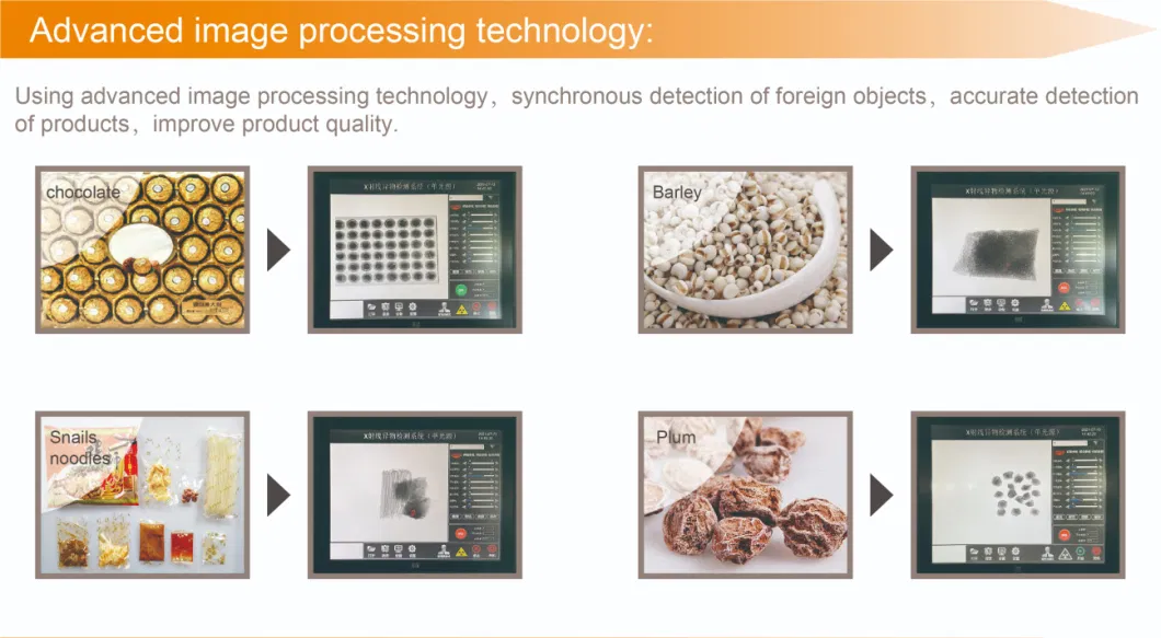 Toptic Tech Single Beam X-ray Inspection System for Canned Products Metal Detector