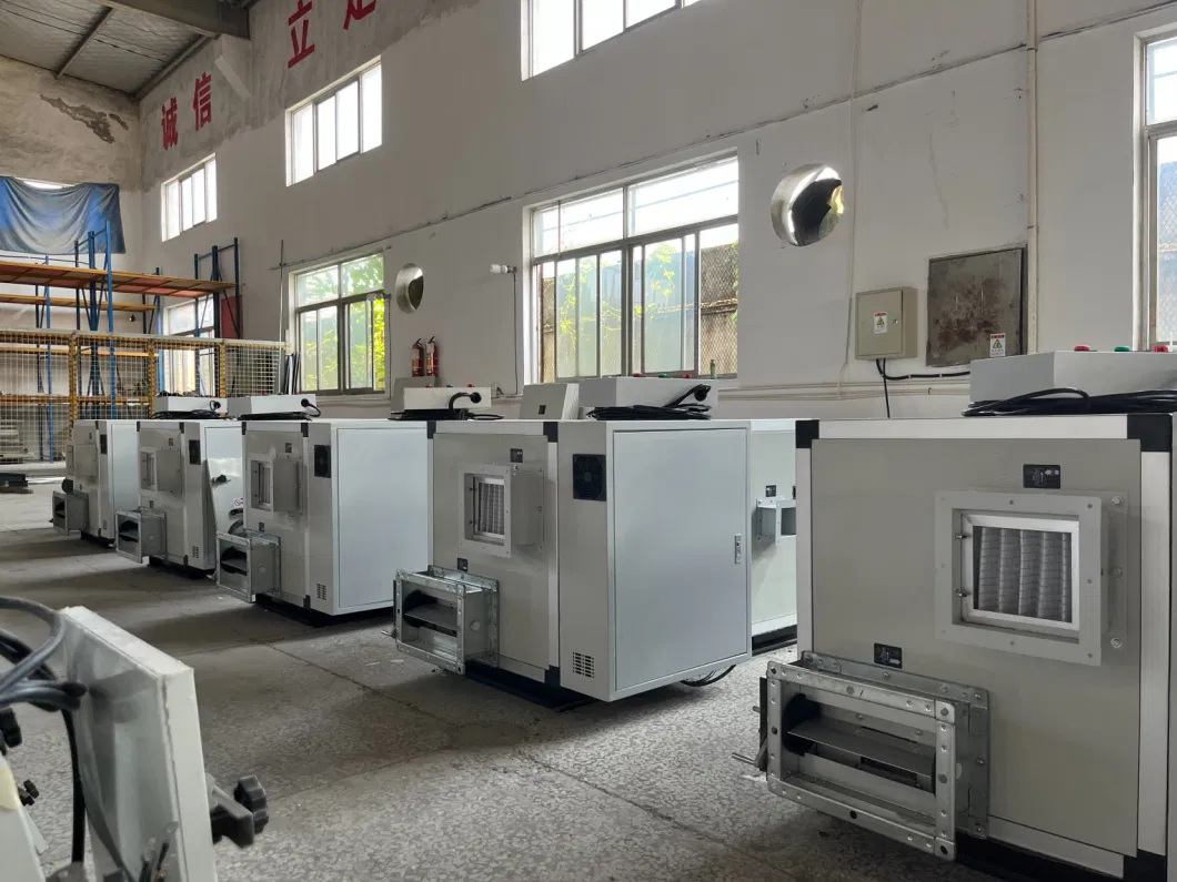 High Efficiency Industrial Rotor Desiccant Dehumidifier Air Handling Unit