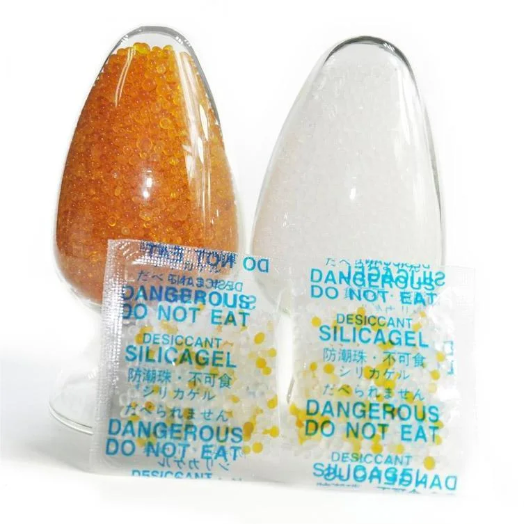 3G Moisture Indicating Orange and White Silica Gel Desiccant in Plastic Film for Food Packaging