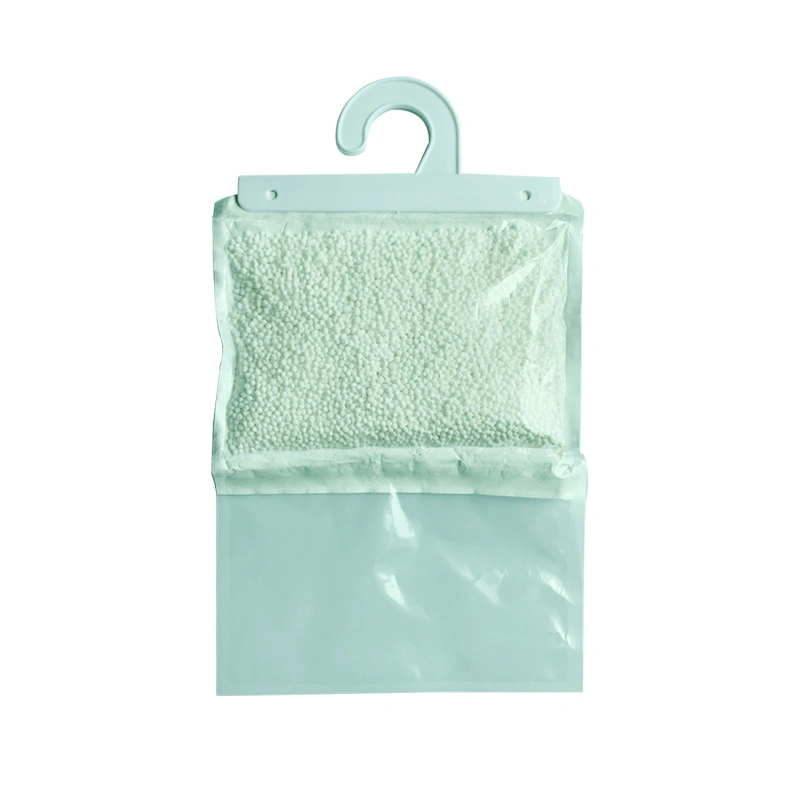 Hang Wardrobe Dehumidifier Damp Moisture Absorbing Bag Calcium Chloride Balls Dehumidifier PE Bag 500ml