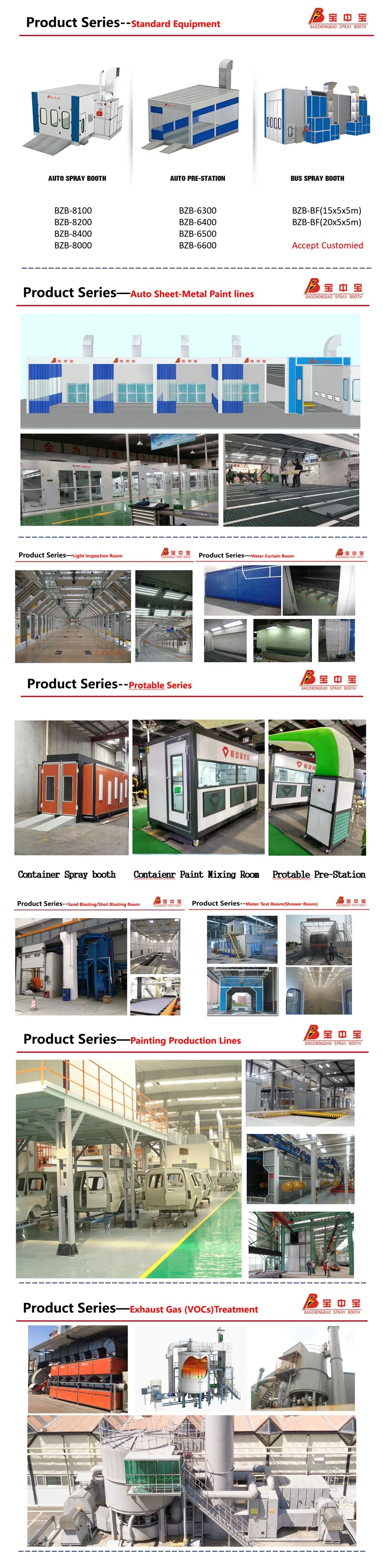 Construction Machinery Spray Booth Industry Paint Room Manufacturer
