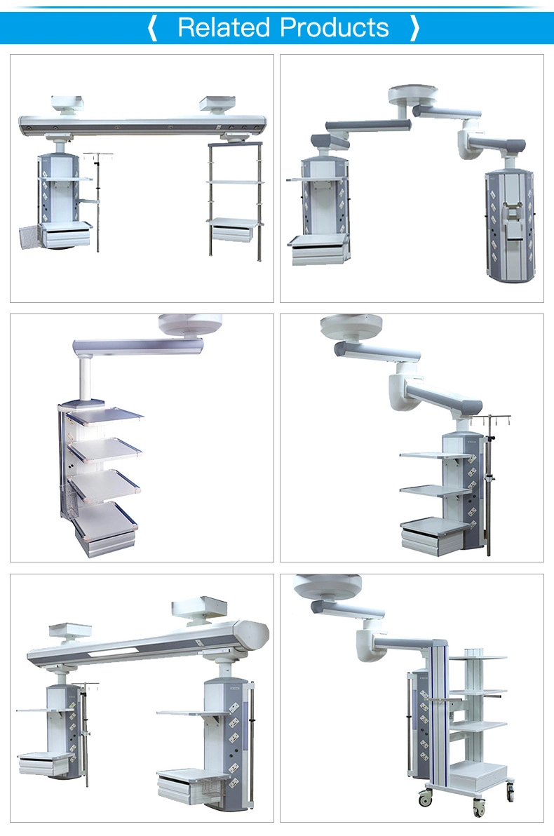 Hospital Pendant System for Ot / ICU Room with Dry and Wet Section Separated