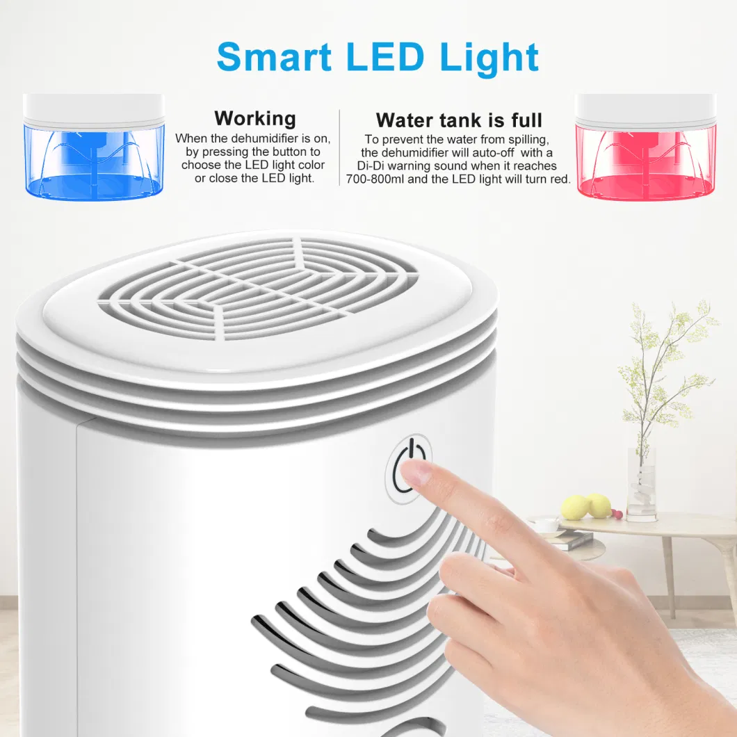 Portable Mini Plastic Air Conditioner Dehumidifier Home Quiet Basement Bedroom Dehumidifier