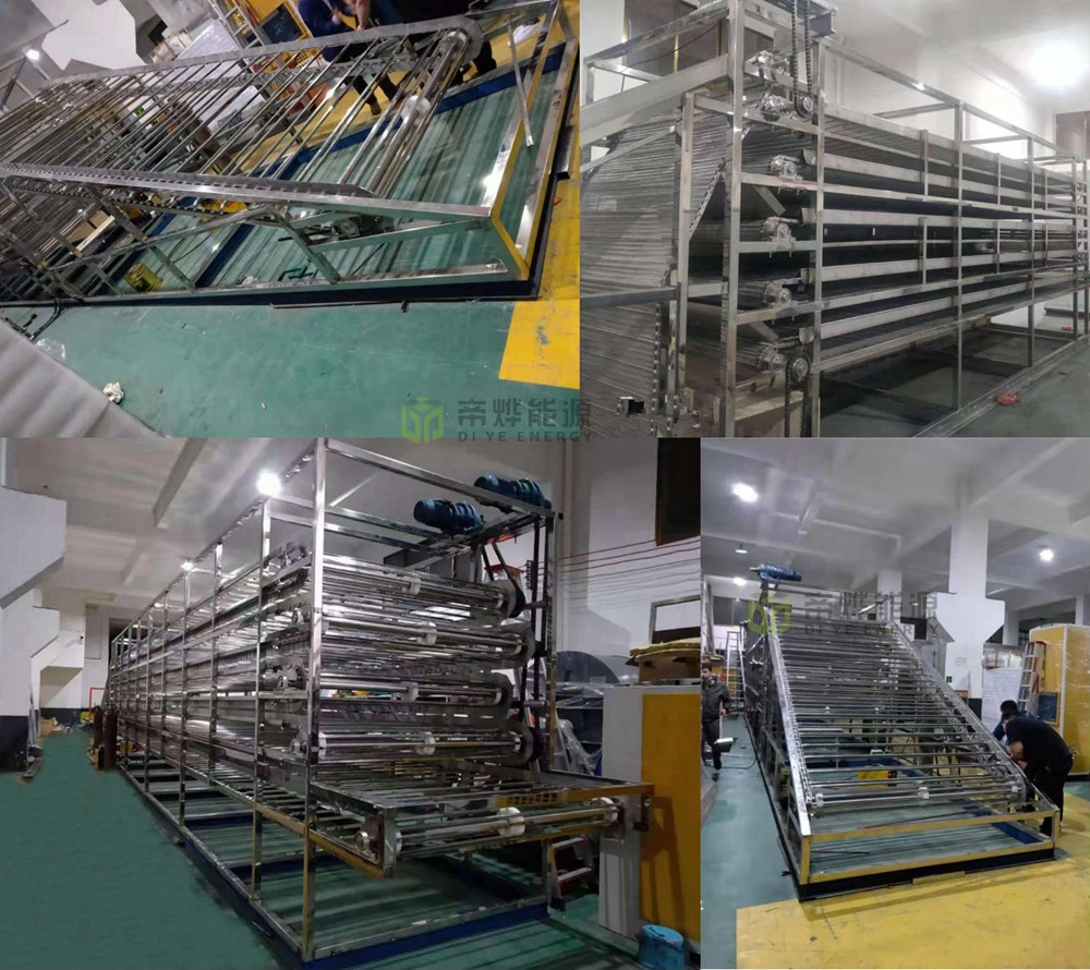 Full Stainless Steel Heat Pump Conveyor Jasmine Rose Flower Herbs Drying Machine Hot Air Vegetable Dehumidifier Equipment Alfalfa Grass Leaf Pepper Belt Dryer