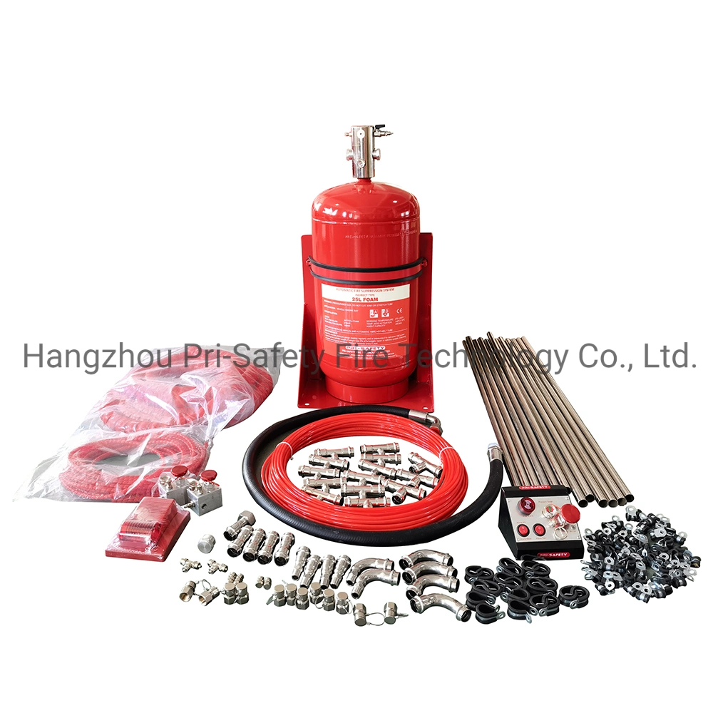 Un ECE R107 Certificated Automatic Fire Suppression System for Vehicle Engine Room