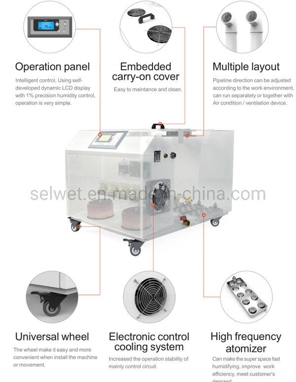 Ultrasonic Mushroom Air Purification System Greenhouse Humidifier