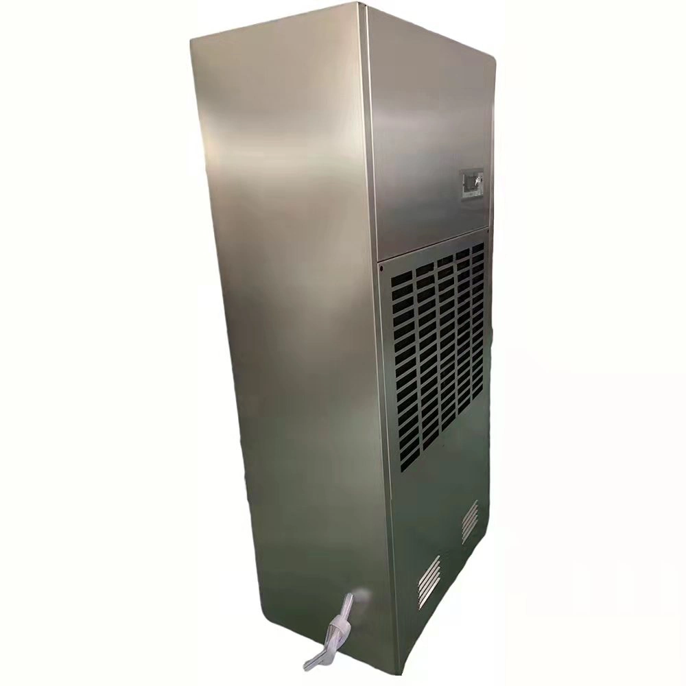 336 Pints Stainless Steel Casing Air Drying Machine Industrial Dehumidifier for Warehouse