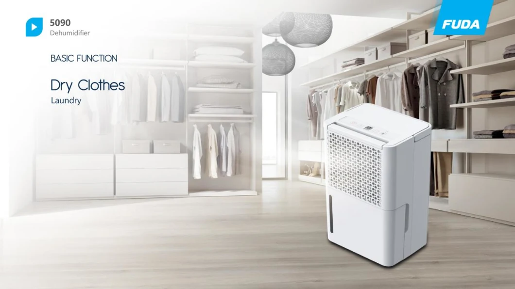 High Efficiency Moisture Absorber Low Noisy Portable Domestic Dehumidifier with UVC Air Purifier and Remote