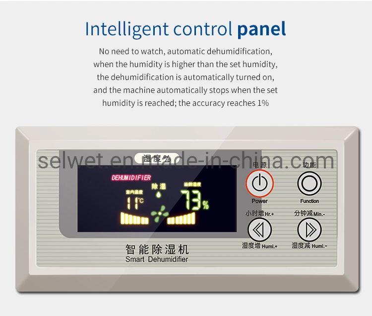 Air Cooling Industrial Digital Humidity Controller Industrial Dehumidifier Air Dryer for Underground Garage Air Treatment