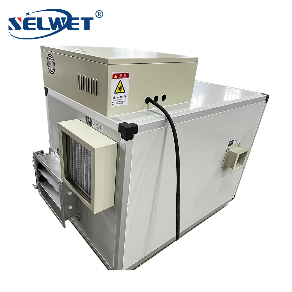 Environmental Protection 2000W Air Flow Drying Rotary Desiccant Adsorption Dehumidifier