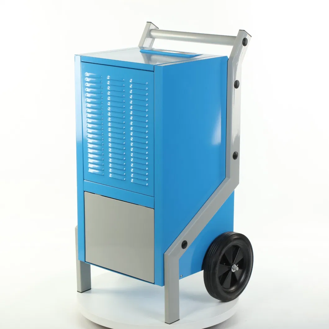 80L/D Portable Basement Industrial and Commercial Air Dehumidifier Price OEM/ODM with Handle and Wheels for Greenhouse/Large Room/Basements