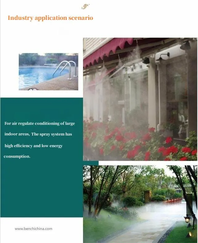 Garden Outdoor Water Atomization System Mist Maker Spray System Dehumidifier Fogging System