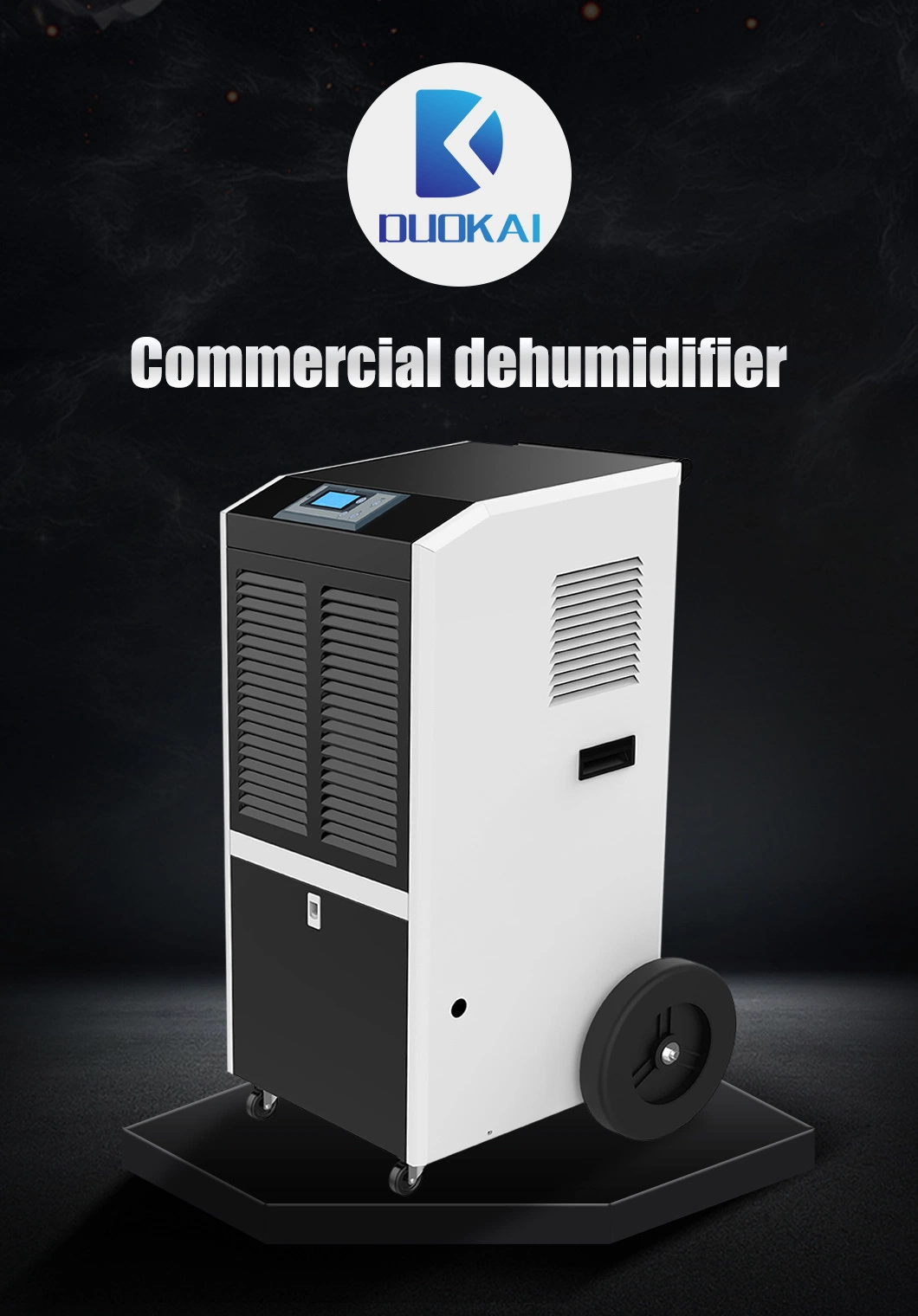 Quiet Wear-Resistant 90L for Hotel School Toliet Floor Dehumidification Large Space Portable Dehumidifier