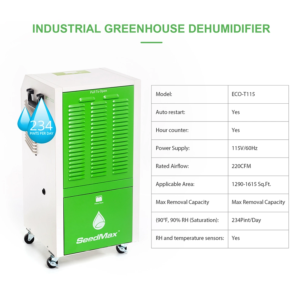 ODM 5-38 Degrees Celsius Hot Sale Drying Equipment Industrial Dehumidifier