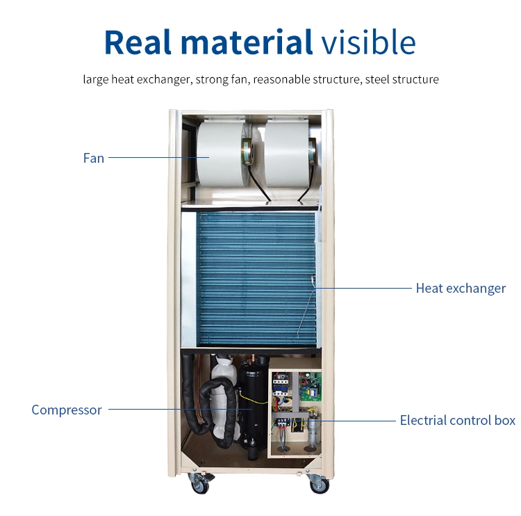 Energy Saving Industrial Portable Dry Air Dehumidifier Machine for Basement