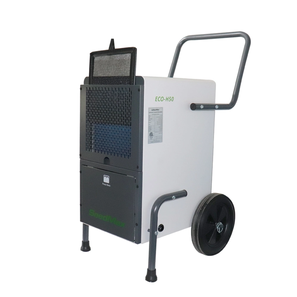 3000 Sq. FT Dehumidifier Eco-H50, Powerful Dehumidifier for Basements, Intelligent Humidity Control, Continuous Draining