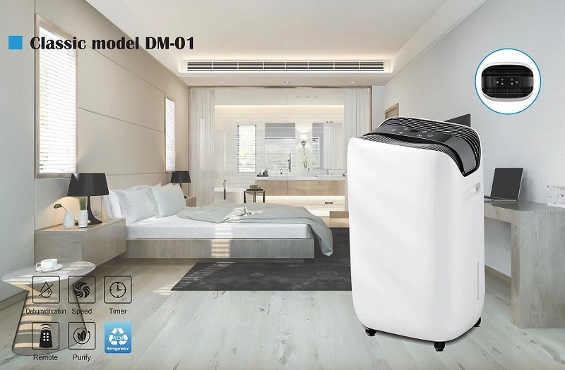 10L 12L 18L Portable Home Air Dehumidifier Purifier Dryer Refrigerant R290