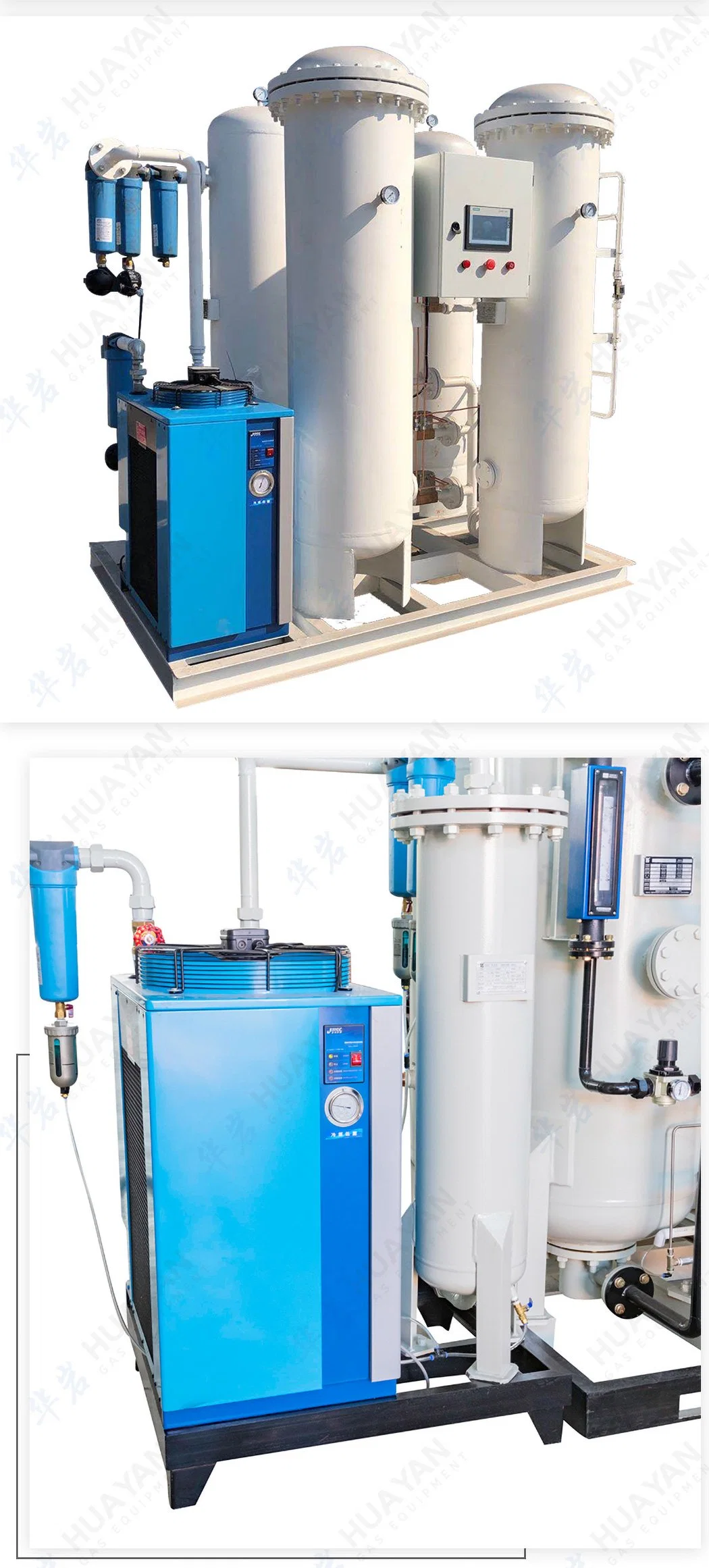 Hyo-65 Customized Large Flow Oxygen Generator System Pressure Swing Adsorption Psa Oxygen Making System