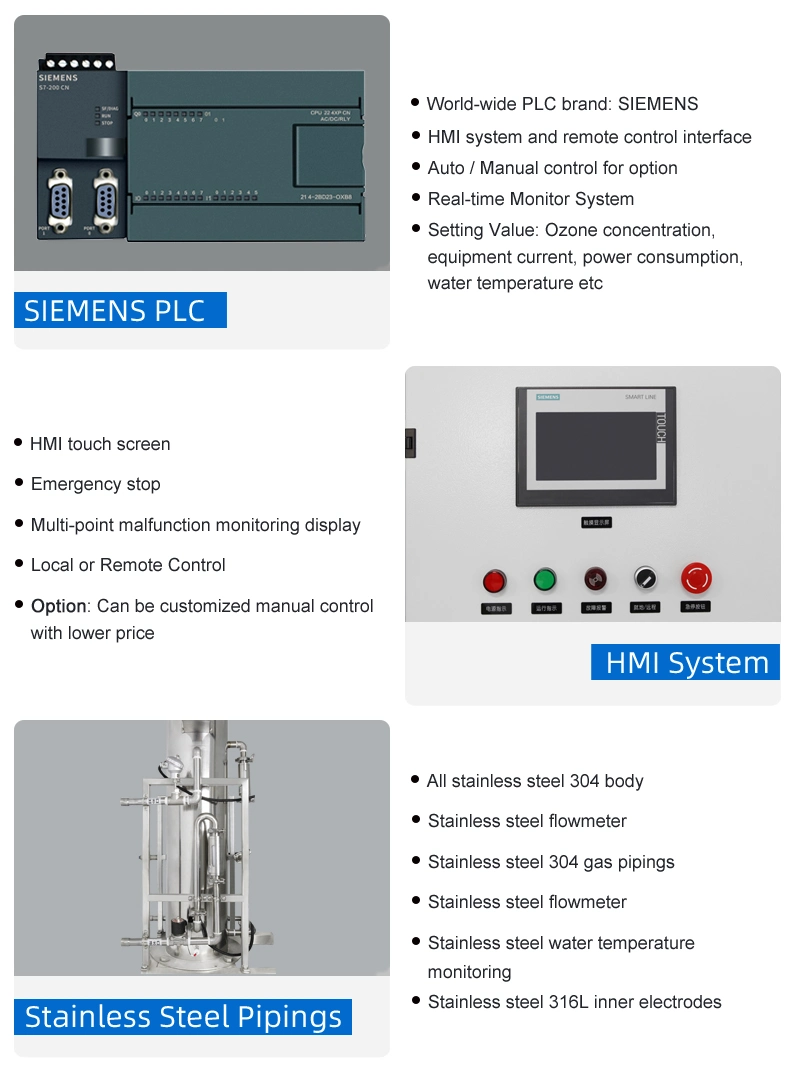 Flygoo High Efficiency Large Ozone Generator Water Treatment System 2kg