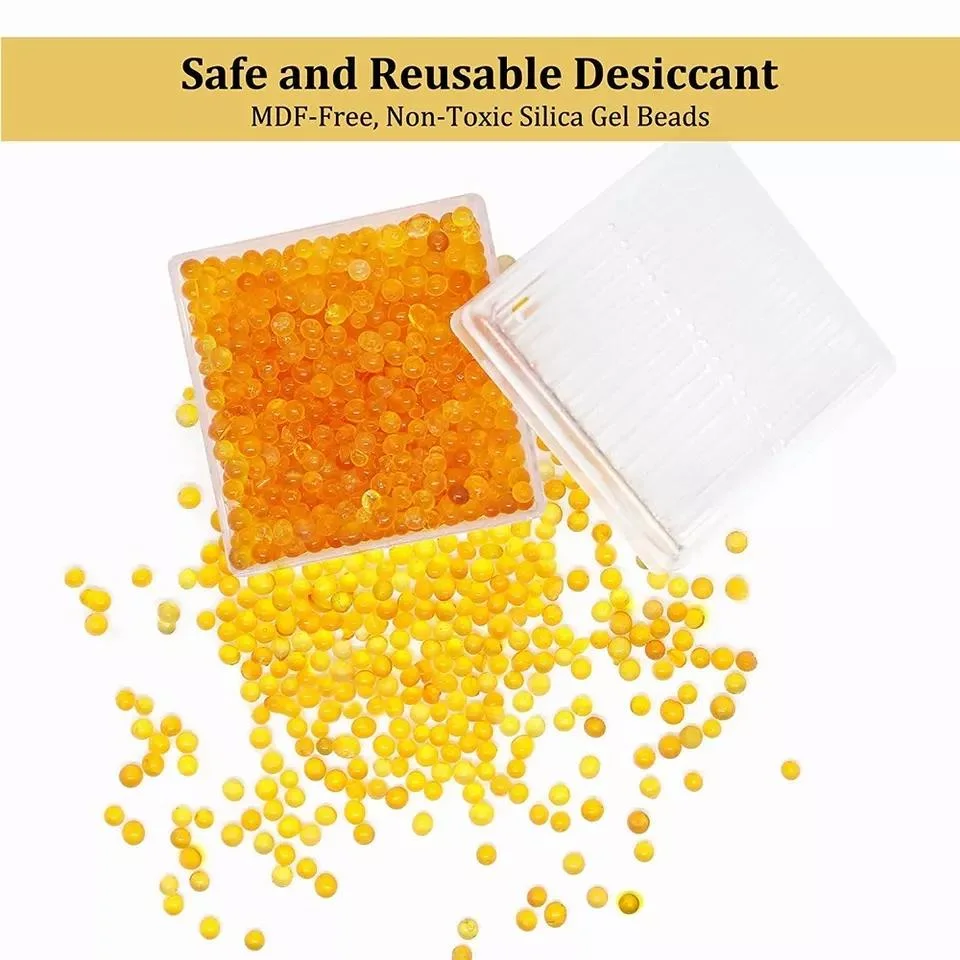2-4mm Silica Gel Beads in Plastic Canister Indicating Silica Gel Desiccant for Dehumidification