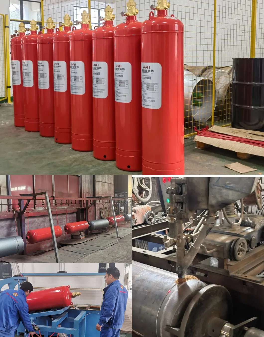 25L Dry Powder Clean Agent Fire Suppression System for Yachtengine Rooms