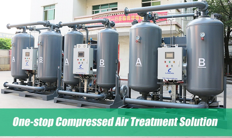 Lingyu Brand Manufacturer Direct Desiccant Compressed Dry Air System Compressor Heatless Purge Type Air Dryer