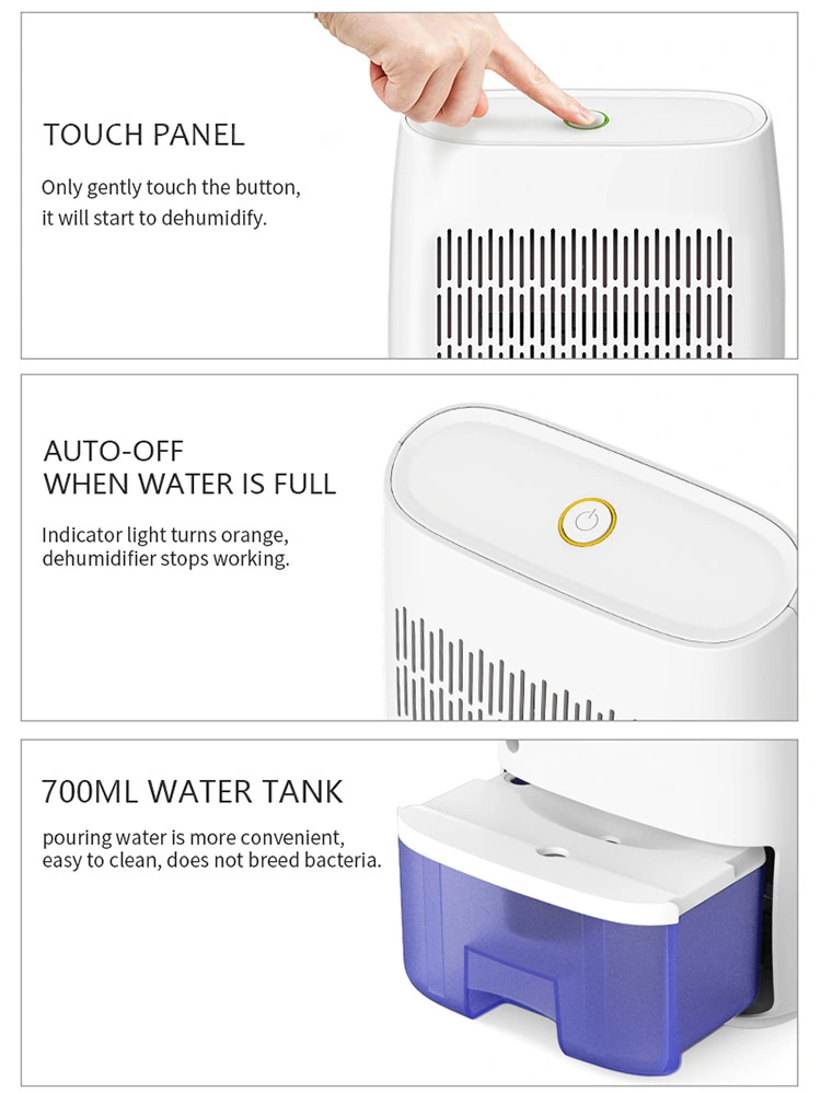 Walmart Hot Sale Mini Room Bathroom Air Dry Adapter Automatic Dehumidifier