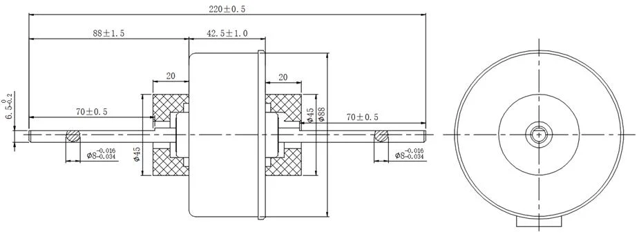 40W 85 Series BLDC Motor for Heat Pump Water Heater/Air Purifier/Dehumidifier