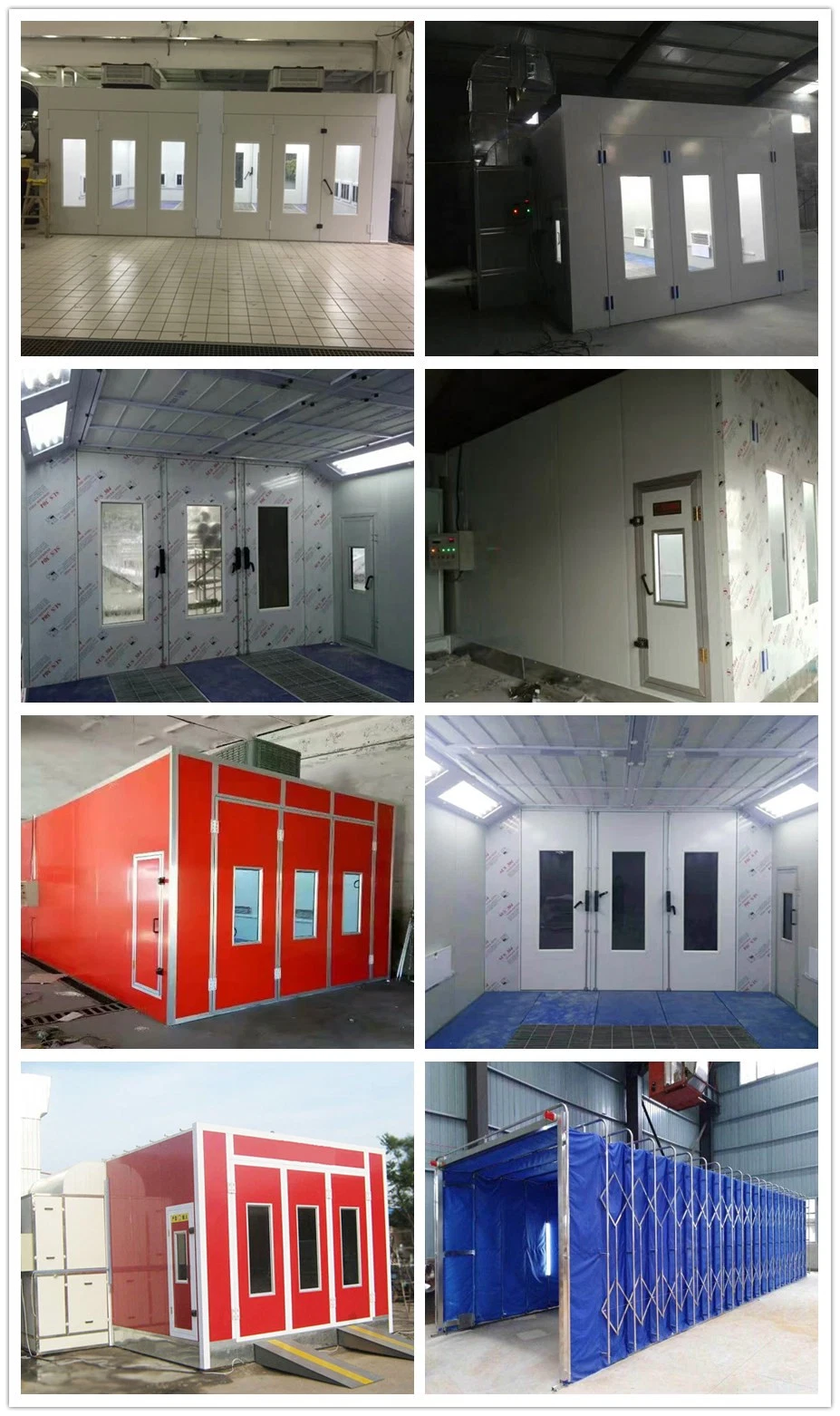 Pressurized Booths and Rooms Manual Spraying in Dry Spray Booth or Water Curtain Spray Booth