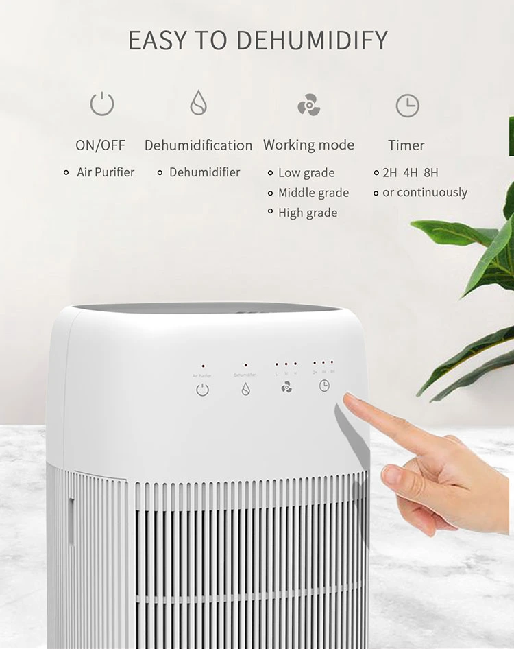 German Modern Home 220V Dehumidification Small Mini Portable WiFi Fresh Air Dehumidifier