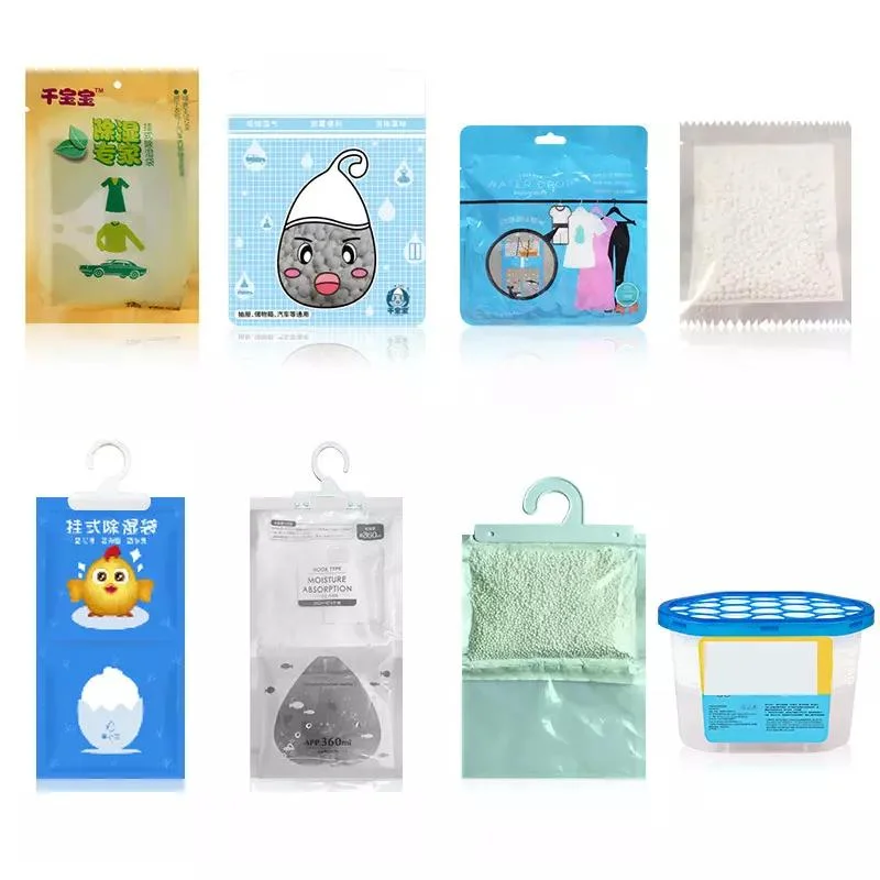 Eco Friendly Natural Moisture Removal Fragrance Bag with Hanger Silica Gel Dehumidifier Bag