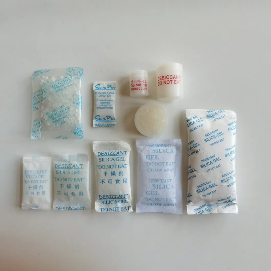 White Silica Gel Packet Moisture Absorber Desiccant for Biscuit/Nuts/Casual Food Storage