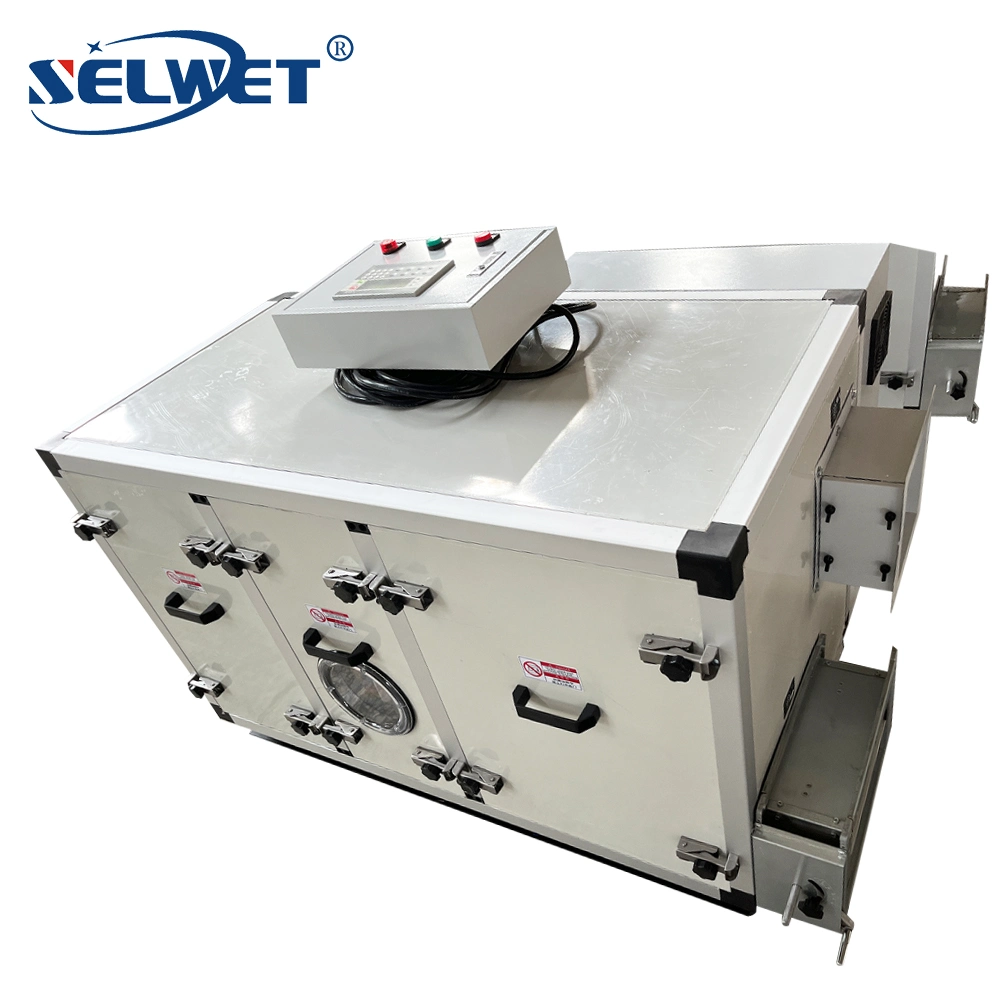 Rotary Desiccant 1000 Cbm Air Flow Industrial Adsorption Dehumidifier Machine