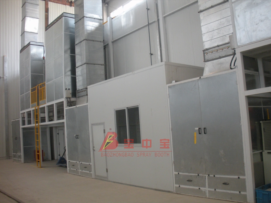 Europe Technical Sand Blasting Room Large Dust Collect System