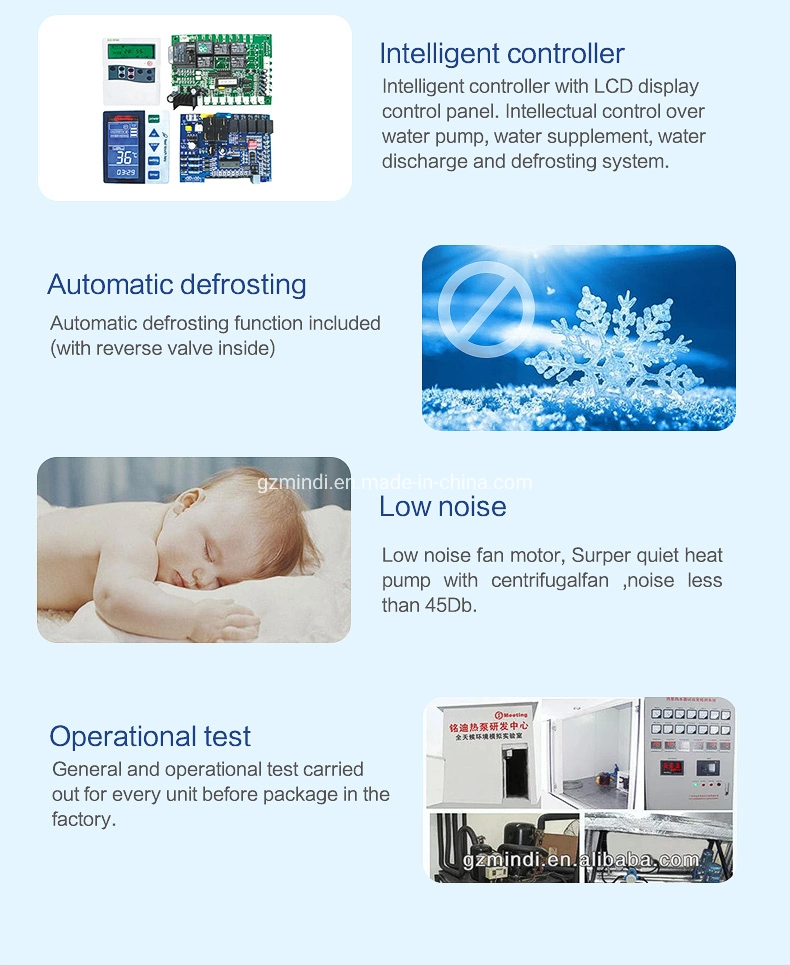 12kw Vertical Three-in-One Dehumidification and Fresh Air Heat Pump for SPA Pools