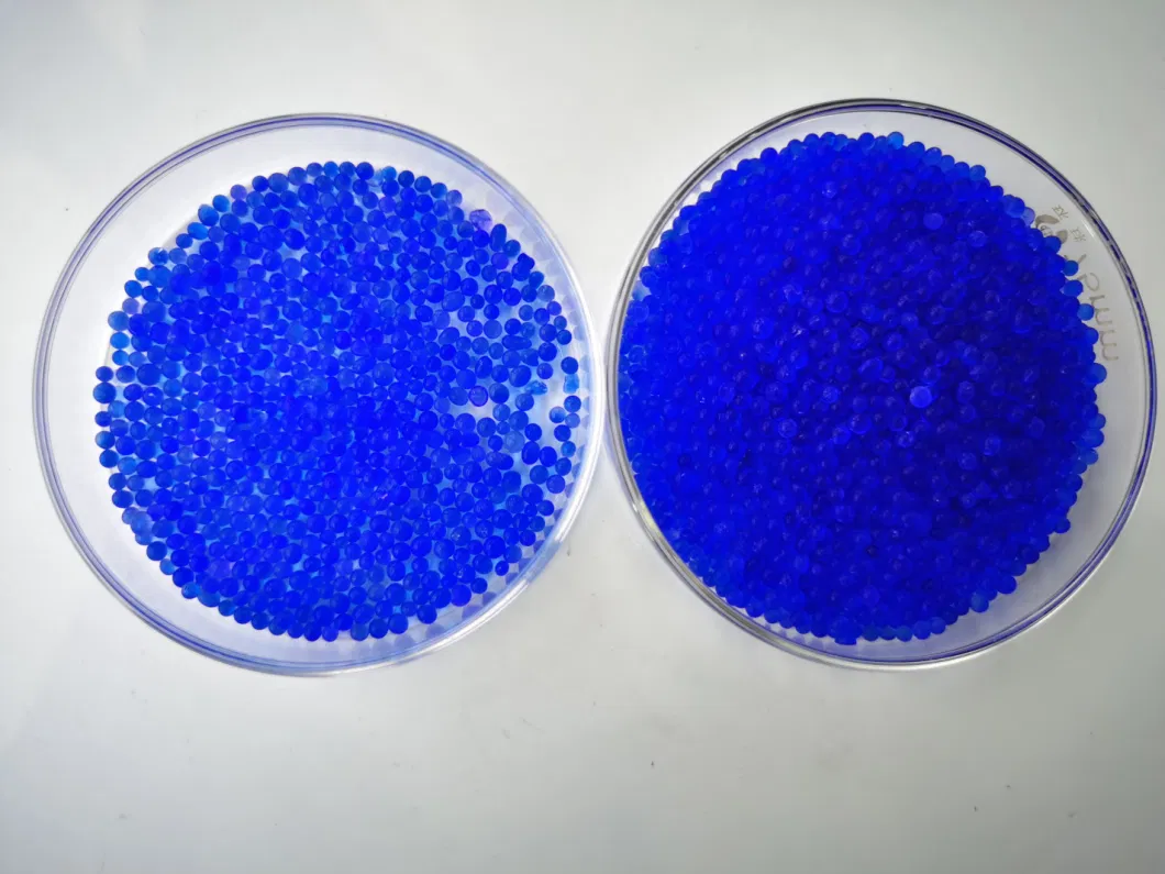 Blue to Pink Silica Gel Desiccant as Indicator for The Extent of Dehumidification and Moisture Adsorption