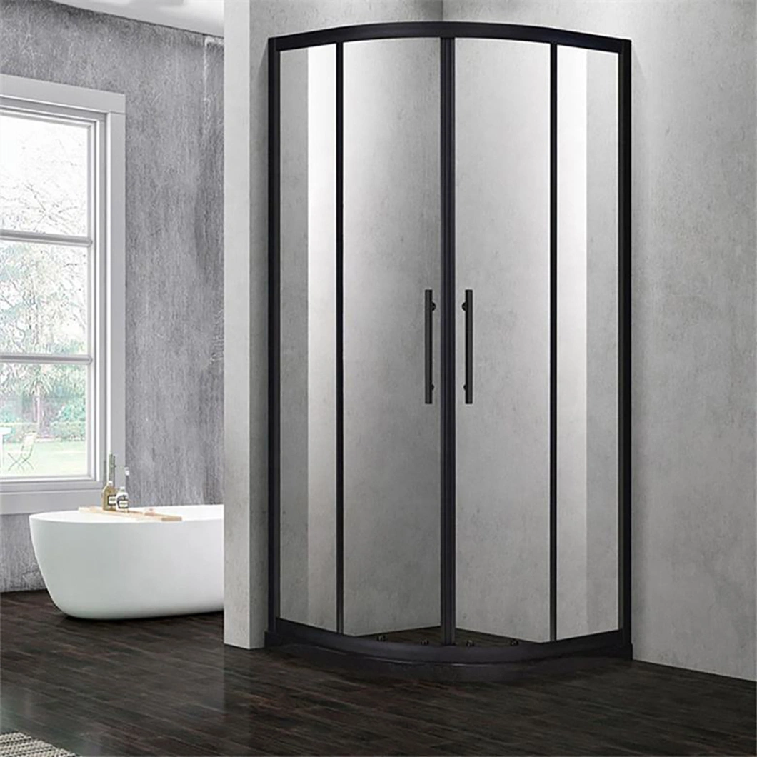 Qian Yan Frameless Pivot Shower Door China Luxurious Integral Shower Room Chrome Surface Luxurious Ss Material Shower Dry Steam Sauna Room