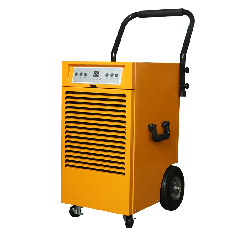 120pints/Day Without Water Tank Portable Commerical Metal Dehumidifier with Plastic Castors and Handle