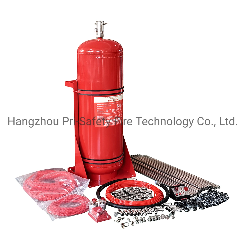 Un ECE R107 Certificated Automatic Fire Suppression System for Vehicle Engine Room