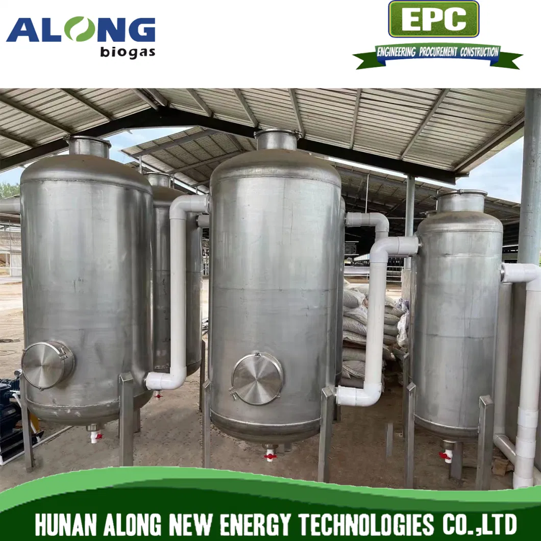 20~500m3/H Biogas Pre-Treatment System Desulfurization Dehumidification Scrubber Tower System
